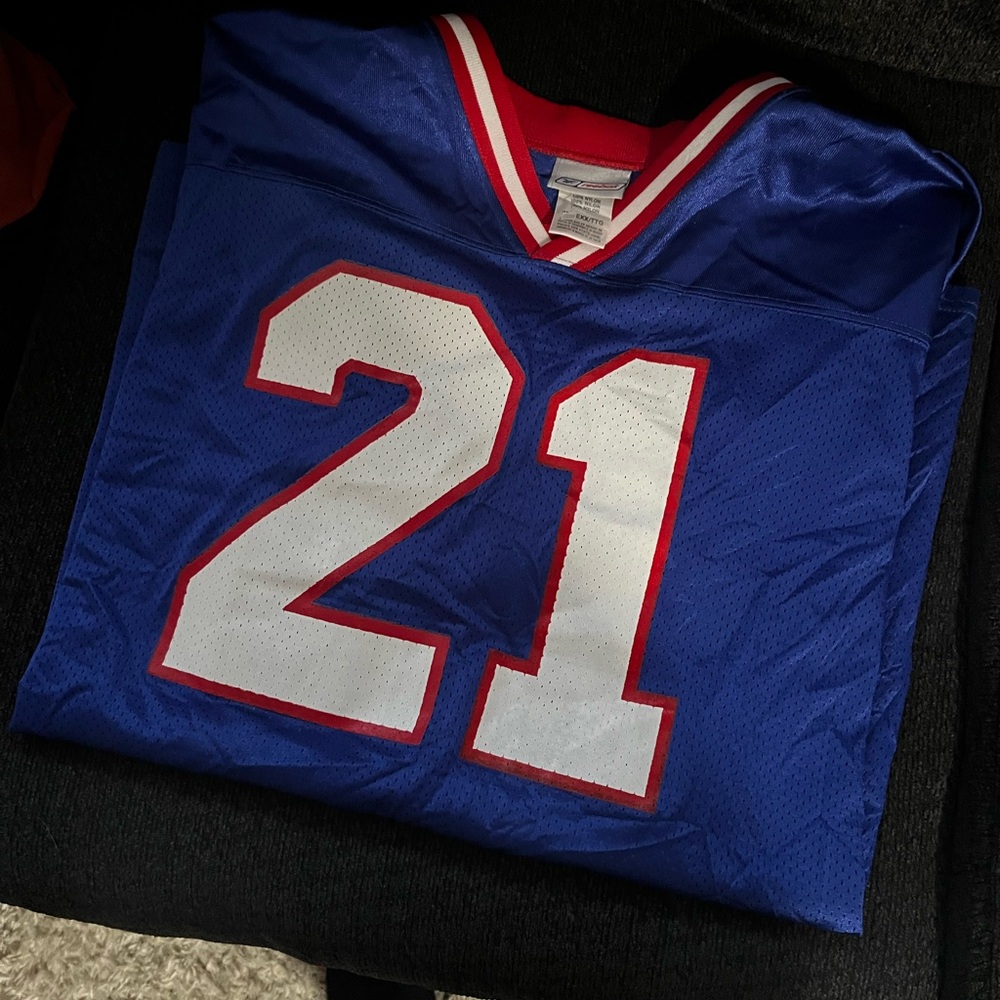 Giants Vibrant Blue Jersey with Red and White Trim